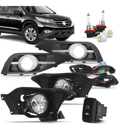 Kit Farol Milha Neblina Crv Mold Crom Mod Orig Frete Gr Tis