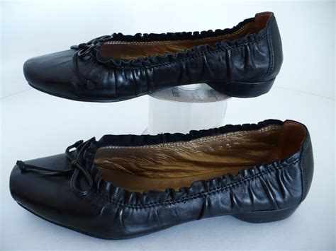 Milana Black Leather Slip On Loafer Moccasin Shoes Size 36 New No Box Ebay