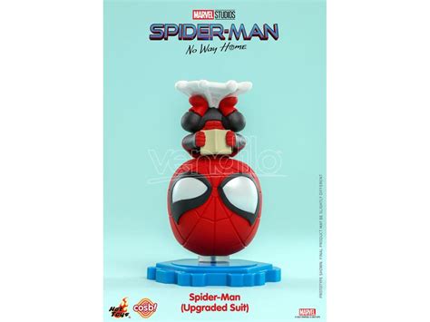 Spider Man No Way Home Cosbi Mini Figura Spider Man Upgraded Suit Cm Hot Toys