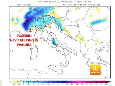 Meteo Neve Ci Siamo Imminente Fino In Pianura Anche Copiosa Ecco