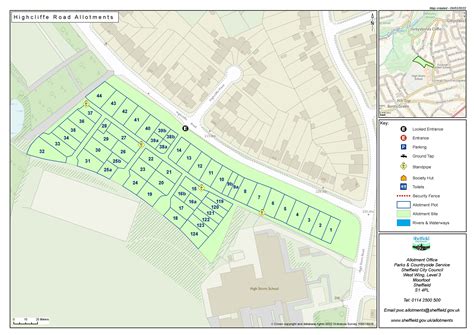 Highcliffe Community Allotments Association: Allotment site maps