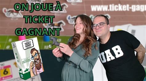 Règles Et Partie ON JOUE À TICKET GAGNANT Jeu De Société