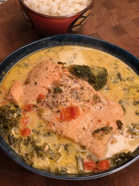 Instant Pot® Ginataang Salmon Filipino Salmon In Coconut Milk Recipe