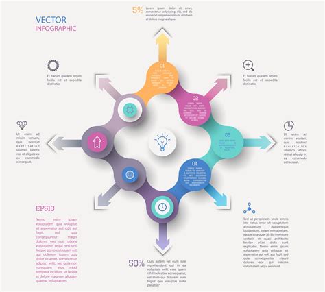 Diagrama De Flujo De Infografía Moderno Color Pastel Brillante