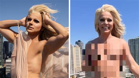 Star Strips Naked At Aussie Landmark The Courier Mail