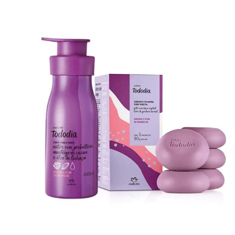 Kit Hidratante Ameixa E Flor De Baunilha Sabonete Em Barra Shopee