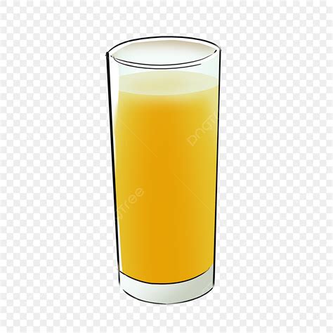 Jugo De Naranja Helado Vaso De Jugo PNG dibujos Frío Bebida Fría