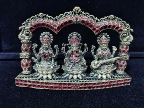 Silver Ganesh Laxmi Saraswati Idols Temple At Rs Piece In Rajkot