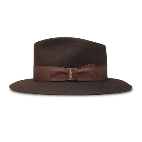 Jones Chocolate Brown Brown Fedora Hats For Men Chocolate Brown