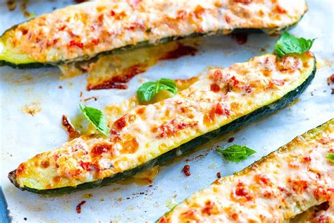 Cheese Stuffed Zucchini Recipe