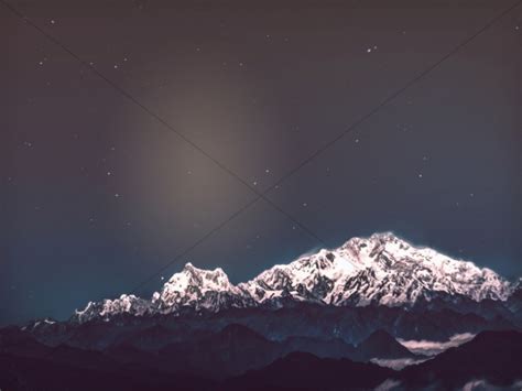 Stars Over Snowy Peaks Worship Background Clover Media