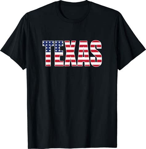 Texas Shirt Usa State Tx Patriotic T Clothing