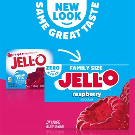 Jell O Zero Sugar Raspberry Flavor Gelatin 06 Oz Kroger