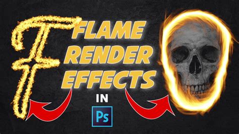 Photoshop Tutorial Introduction To The Flame Render Tool Youtube