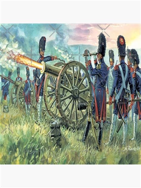 "Napoleonic Wars - French Guard Artillery - Art Print - Design" Poster ...