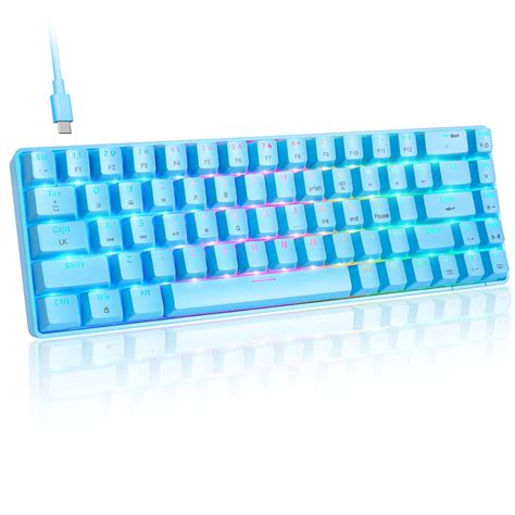 Snapklik.com : LexonElec 60% Wired Gaming Keyboard, RGB Backlit Ultra ...