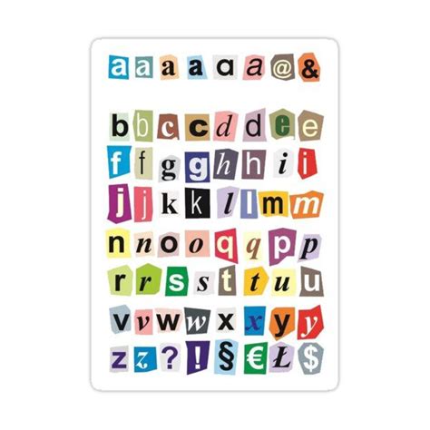 The Alphabet Stickers Are Multicolored And Have Different Letters