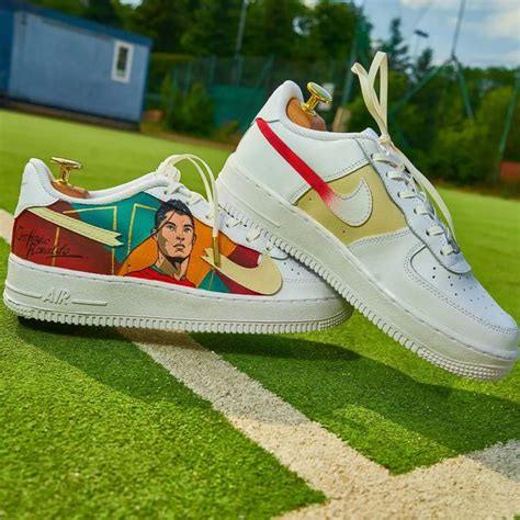 Cristiano Ronaldo Air Force 1 Custom | Air force 1 custom, Ronaldo ...