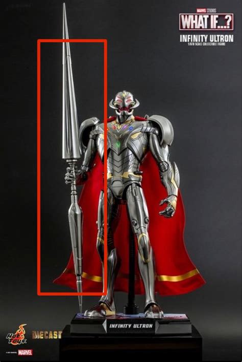 Free Local Postage Marvel What If Hot Toys Scale Tms D Infinity Ultron Spear Weapon