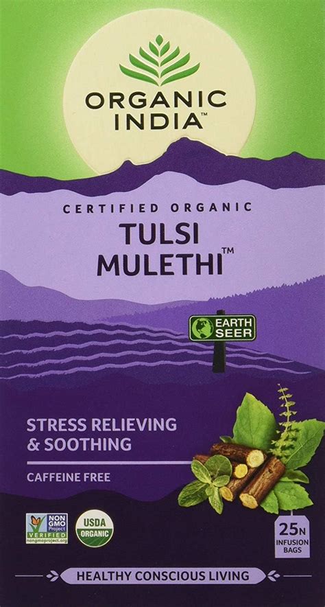 Organic India Tulsi Wellness Tummy Tea 25 Tea Bags