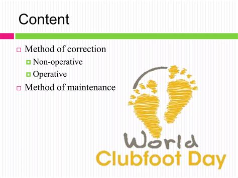 Mellss yr5 ortho treatment of congenital talipes equino varus (ctev) | PPTX