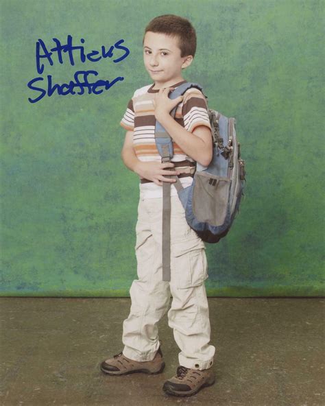 Atticus Shaffer The Middle Autograph Signed 8x10 Photo Collectible