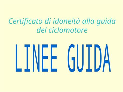 Ppt Certificato Di Idoneit Alla Guida Del Ciclomotore Pdfslide Net