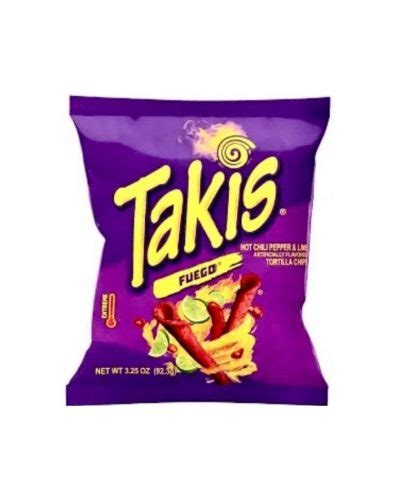 Barcel Takis Fuego Hot Chilli Pepper And Lime Tortilla Chips G