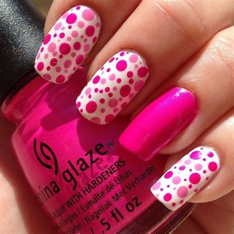 Маникюр в горошек 100 фото идей новинок Polka dot nail art Dots