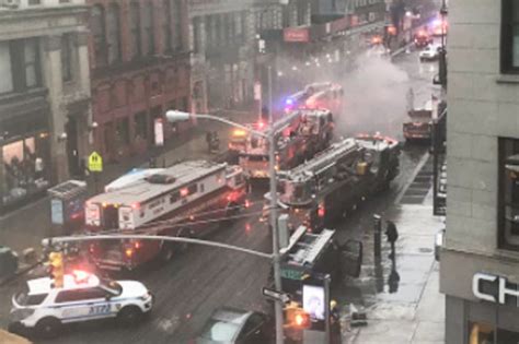 New York Explosion Manhattan Chaos As Blast Starts Three Fires Fdny On Scene Daily Star