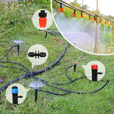 Automatic Greenhouse Micro Drip Irrigation Kit For Patio Misting