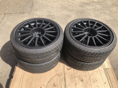 Team Dynamics Monza Alloys 7x17 4x100 £120 Retro Rides