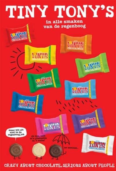 Tonys Chocolonely 10 smaken Tiny Tonys in één doos