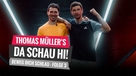 Felix Neureuther trainiert mit Thomas Müller BEWEG DICH SCHLAU in der