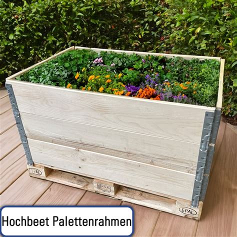 Hochbeet Aufsatzrahmen Palettenrahmen Gartenbeet Steckbar Faltbar