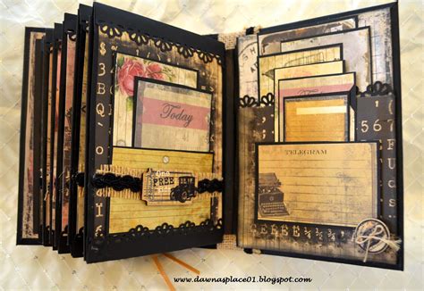 Romantic Parisian Inspired Envelope Mini Album Mini Albums Mini