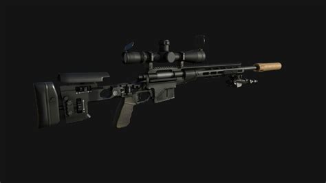 Xm Enhanced Sniper Rifle D Model By Oxinthacy Ff B Sketchfab