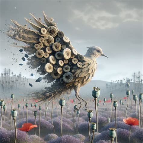 Opium Bird - Surreal Scene with Bird from Opium Elements | AI Art ...