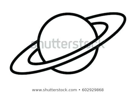 Saturn Planet Drawing at PaintingValley.com | Explore collection of ...