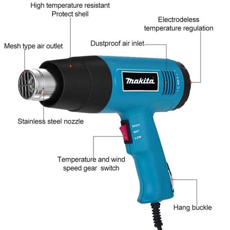 Heat Gun Blower Heat Gun Sealer Heatgun Heat Guard Hot Air Gun Hit Gun Hot Blower Lazada PH