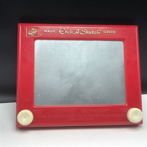 Vintage Etch A Sketch Magic Screen Toy Ohio Art World Frame 505 Usa