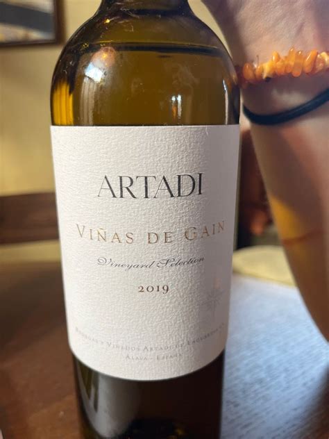 2019 Artadi Blanco Viñas de Gain Spain La Rioja La Rioja Alavesa