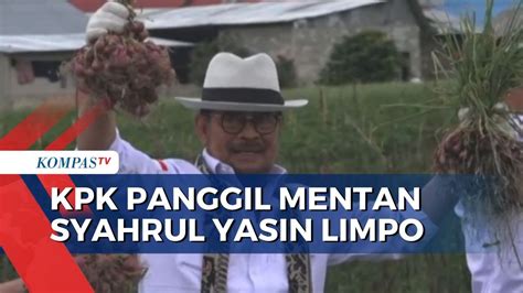 Buntut Dugaan Kasus Korupsi Di Kementan Mentan Syahrul Yasin Limpo