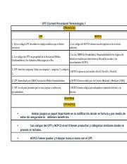 2 1 Foro docx CPT Current Procedural Terminología I Diferencias CPT