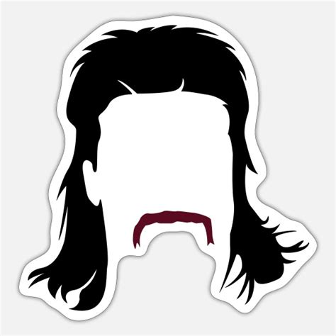 Afro Mullet Svg Afro Mullet Clipart Jheri Curl Png Jerry Curl Dxf