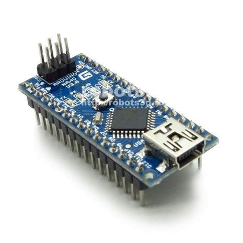 Плата Arduino Nano v3.0 с микроконтроллером ATmega328 оригинальная (Италия)