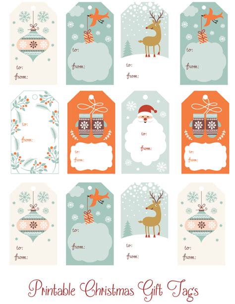 Cute Printable Christmas Gift Tags - Thrifty Mommas Tips