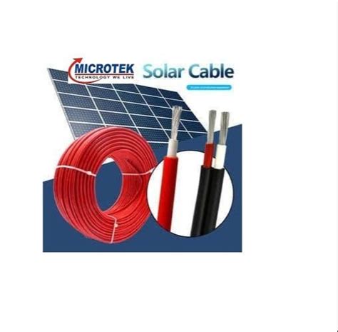 Microtek Sq Mm Solar Dc Cable Packaging Type Roll At Rs Meter In