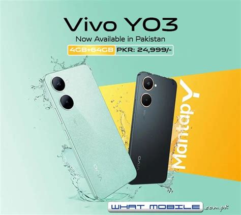 Vivo Y03 464gb Launches In Pakistan With 90hz Display 5000mah Cell