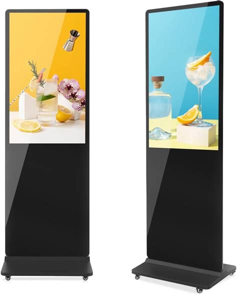 Amazon Qixzocv Inch Indoor Floor Standing Digital Signage